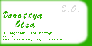 dorottya olsa business card